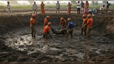 आगरा उटंगन त्रासदी: 100 घंटे से अधिक का इंतजार, एक शव निकला, छह अभी भी दलदल में फंसे