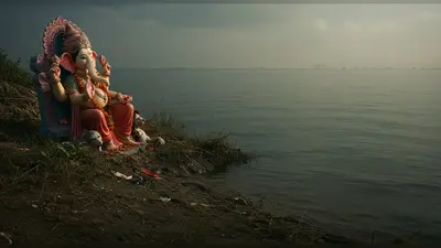 यूपी: मूर्ति विसर्जन से पहले मौत का कहर, कुंड की जगह मरघट पर डूबे कई युवक; रखी रह गई प्रतिमा