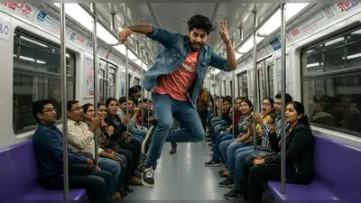 दिल्ली मेट्रो में ‘आई लव यू’ गाने पर युवक का धमाकेदार डांस, वीडियो देख उड़ गए लोगों के होश!