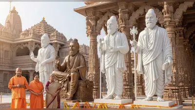 अयोध्या में सीएम योगी और वित्त मंत्री सीतारमण ने किया दक्षिण भारतीय संतों की प्रतिमाओं का अनावरण: सांस्कृतिक एकता का नया अध्याय