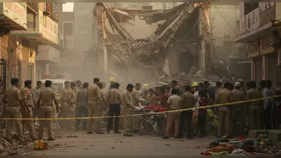 अयोध्या में भीषण धमाका: मकान ढहा, 5 की मौत, कई बच्चे घायल, इलाक़े में दहशत