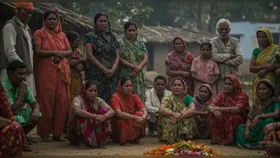 यूपी: कुसियापुर में 12 मौतों का मातम, किसी ने खोया बेटा तो किसी ने पति; तस्वीरें रुला देंगी