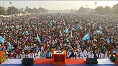 लखनऊ में बसपा का शक्ति प्रदर्शन: हजारों कार्यकर्ता पहुंचे, मायावती का संबोधन आज सुबह 9 बजे