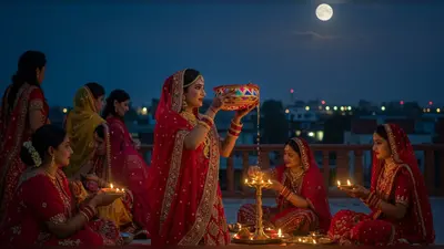 करवा चौथ 2025: देशभर में दिखा चांद, सुहागिनों ने अर्घ्य देकर तोड़ा व्रत; पढ़ें हर अपडेट