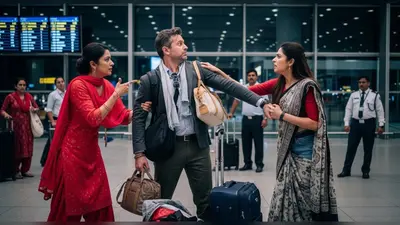 सऊदी से लौटे पति को लेने एयरपोर्ट पहुंची दो पत्नियां, बोलीं- ‘मेरा मियां है!’ फिर हुआ जमकर हंगामा