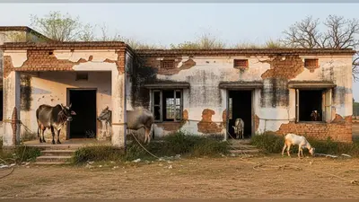 भोजपुर के हरनोट में स्वास्थ्य केंद्र की बदहाली: जहां मरीजों की जगह बंधे मिलते हैं पशु, अफसर कहते हैं ‘अस्पताल’