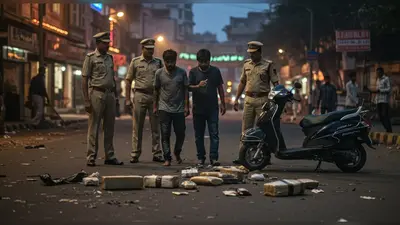 आगरा में स्कूटी से हेरोइन तस्करी का बड़ा खुलासा: पांच करोड़ की ड्रग्स के साथ दो गिरफ्तार, होटल-बार में होनी थी सप्लाई