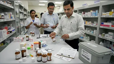 लखनऊ में प्रतिबंधित कफ सिरप पर कड़ी कार्रवाई: 28 अस्पतालों पर छापा, 41 नमूने जांच के लिए भेजे गए