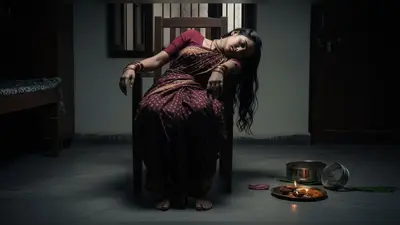 करवाचौथ पर रहस्यमयी मौत: प्रेम विवाह करने वाली महिला का शव कुर्सी पर मिला, गले पर रस्सी के निशान, परिवार सदमे में