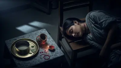करवाचौथ की रात मौत का रहस्य: पत्नी के गले पर रस्सी के निशान, कुर्सी पर मिली लाश, प्रेम विवाह का दुखद अंत?