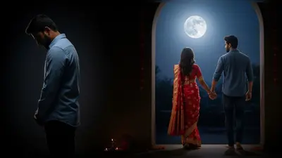 करवा चौथ पर पति देखता रहा: पत्नी प्रेमी का हाथ थाम कर चली गई, ‘इश्क जीता, रिश्ता हारा’