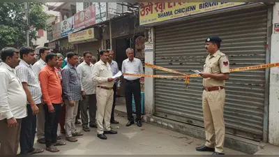 मुरादाबाद में शमा चिकन बिरयानी सेंटर सील: बिना लाइसेंस चल रही थी दुकान, अन्य दुकानदारों को भी नोटिस जारी