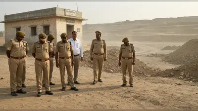 अमरोहा में अवैध खनन पर बड़ी कार्रवाई: मुनव्वरपुर चौकी इंचार्ज समेत 6 पुलिसकर्मी निलंबित, देहात इंस्पेक्टर लाइन हाजिर