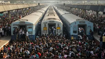 PCS प्री परीक्षा के बाद कानपुर सेंट्रल पर उमड़ा जनसैलाब: ट्रेनों में तिल धरने की भी जगह नहीं!