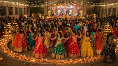 वेदम वर्ल्ड स्कूल में गरबा और दीपोत्सव से सजी शाम, नाच-गाने से झूमे छात्र-छात्राएं और अतिथि