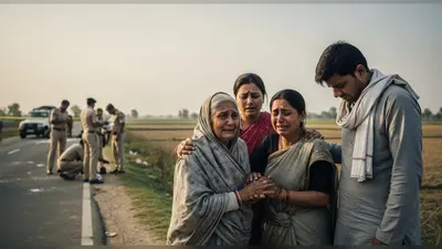 अमरोहा में भयानक सड़क हादसा: संभल के किसान सहित दो की मौत, परिवारों में छाया मातम, पुलिस जांच में जुटी