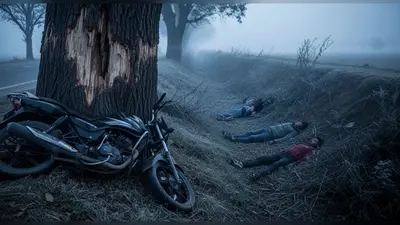 बरेली में दर्दनाक हादसा: तेज रफ्तार बाइक पेड़ से टकराई, बहेड़ी के दो युवकों की मौत, रातभर खाई में पड़े रहे शव
