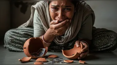 मेहनत की कमाई गुल्लक में डाली, फोड़ने पर जो दिखा उसे देख फूट-फूटकर रोई महिला!
