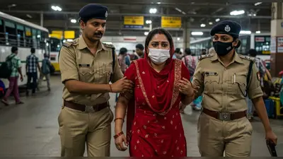 लाल शूट, मुंह पर मास्क और जयपुर से भागने की तैयारी: अभिषेक हत्याकांड की आरोपी पूजा ऐसे पकड़ी गई!