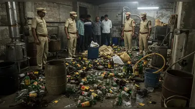 मुरादाबाद: नकली शराब फैक्टरी का भंडाफोड़, दस पर गैंगस्टर एक्ट लगा, चार आरोपी जेल भेजे गए