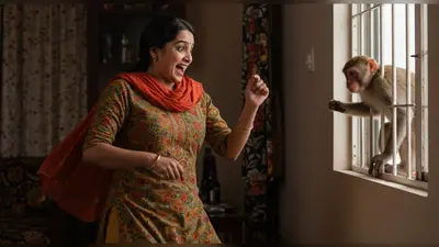 डांस कर रही थी महिला, खिड़की पर आया बंदर, फिर जो हुआ वो देख लोगों के उड़े होश!