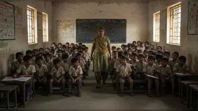 शिक्षा मंत्रालय के चौंकाने वाले आंकड़े: देश के 1 लाख स्कूलों में एक ही शिक्षक, 34 लाख बच्चों का भविष्य अनिश्चित