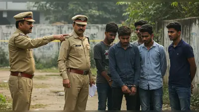 दुर्गापुर गैंगरेप- पीड़ित छात्रा का दोस्त भी गिरफ्तार:मुख्य आरोपी समेत पांचों आरोपी अरेस्ट; पुलिस ने सभी से सीन रीक्रिएट करवाया