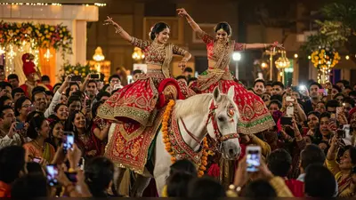 शादी में घोड़ी पर दो डांसरों का बेजोड़ डांस, वीडियो देखते ही लोगों ने झटपट निकाले अपने मोबाइल!