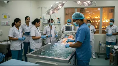 आगरा में दिवाली से पहले बर्न यूनिट में बढ़े चिकित्सक, आग से झुलसे मरीजों का हाइड्रो थेरेपी से होगा इलाज