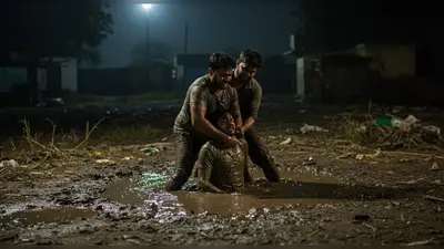 कानपुर में दिल दहला देने वाली घटना: बड़े भाई ने शराब के नशे में छोटे को पीटा, कीचड़ में डुबोकर ली जान, गिरफ्तार