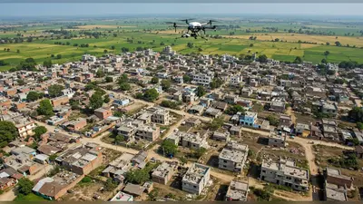 लखनऊ: एलडीए के ड्रोन कैमरे ने खोला बड़ा राज! गांवों में मिले 3,232 अवैध निर्माण, 352 गांवों का सर्वे जारी