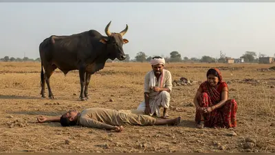 मेरठ में बेकाबू सांड़ का खूनी हमला: किसान को पटककर मार डाला, बचाने आए युवक का हाथ और पत्नी का पैर तोड़ा