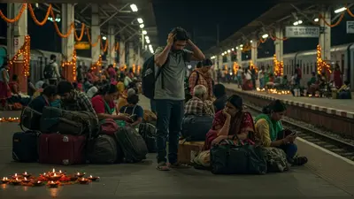 दिवाली पर घर वापसी का दर्द: यूपी के लिए एयर टिकट 25 हजार के पार, स्पेशल ट्रेनें अब भी गायब!
