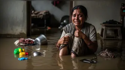 नाले के पानी से भर गया मकान, फूट-फूटकर रोने लगी मां: वायरल वीडियो ने जगाया सबका दर्द