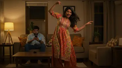 पति फोन में था बिजी, बीवी ने दिखाया ‘फिल्मी’ अंदाज़! देखें कैसे बन गया यह वीडियो वायरल