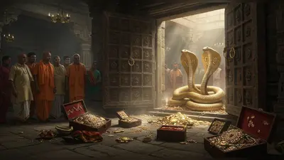 यूपी: बांकेबिहारी मंदिर का 54 साल पुराना खजाना खुला, सांपों का जोड़ा और गहने देख दंग रह गए लोग!