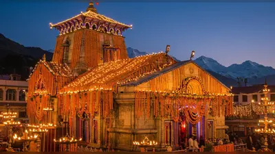 बद्रीनाथ धाम में दीपावली पर 12 क्विंटल गेंदे के फूलों की भव्य सजावट; 25 नवंबर को बंद होंगे कपाट