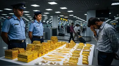 रिकॉर्ड ऊंचाई पर सोना, देश में तस्करी का बढ़ता जाल: एयरपोर्ट पर कई बड़े प्रयास विफल