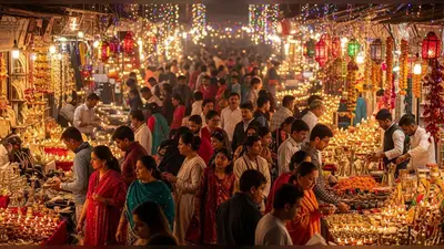 बरेली में धनतेरस की धूम: दीपोत्सव का आगाज, बाजारों में ग्राहकों की उमड़ी भीड़