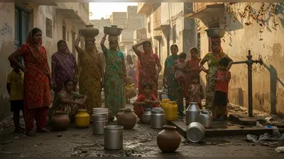 आगरा में दिवाली से पहले पानी का हाहाकार: यमुनापार के लोग तरस रहे गंगाजल को