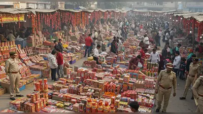 यूपी में पटाखों का बाजार सजाने की तैयारी: 394 दुकानों के लिए जगह तय, आतिशबाजी के लिए पुलिस ने जारी की सख्त गाइडलाइन