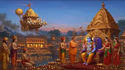 अयोध्या दीपोत्सव 2025: जीवंत हुआ त्रेता युग, पुष्पक विमान से पधारे राम; सीएम योगी ने किया भव्य राजतिलक