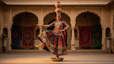 वायरल हुआ अद्भुत राजस्थानी नृत्य: थाली पर पैर, सिर पर 3 मटकियां, देख कर उड़ जाएंगे आपके होश!