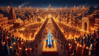 अयोध्या दीपोत्सव 2025: भव्य आगाज, झांकियों में ब्रह्मोस की शान, लाखों दीपों से जगमगाई रामनगरी!