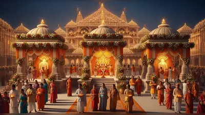 अयोध्या में इतिहास रचेगी दिवाली: पहली बार राम मंदिर में राजा राम की भव्य पूजा, जन्मभूमि के तीनों द्वारों का हुआ पावन नामकरण