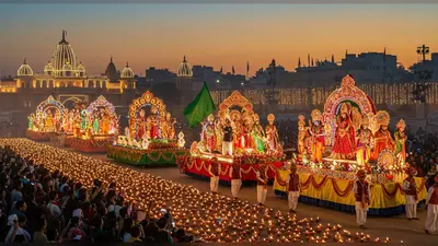 अयोध्या दीपोत्सव 2025 का भव्य आगाज: पर्यटन मंत्री ने दिखाई हरी झंडी, मनमोहक झांकियों ने सबका मन मोहा