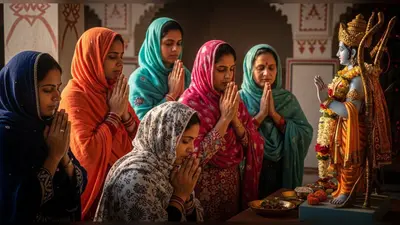 वाराणसी: मुस्लिम महिलाओं ने टेका प्रभु राम के आगे माथा, नफरत फैलाने वालों को दिया करारा जवाब
