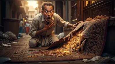 सुनार ने फेंका फटा कालीन, कचरे वाले की चमक गई किस्मत: रातों-रात मालामाल!
