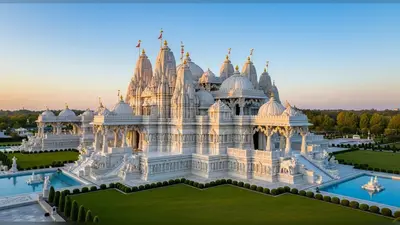 न्यू जर्सी में दुनिया के सबसे बड़े हिंदू मंदिर का अनावरण: जानें आध्यात्मिक भव्यता और निर्माण की अविश्वसनीय कहानी