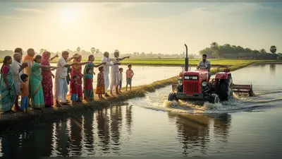 वायरल वीडियो: सड़क पर नहीं, पानी में दौड़ता है ये ट्रैक्टर! देखकर हर कोई हैरान